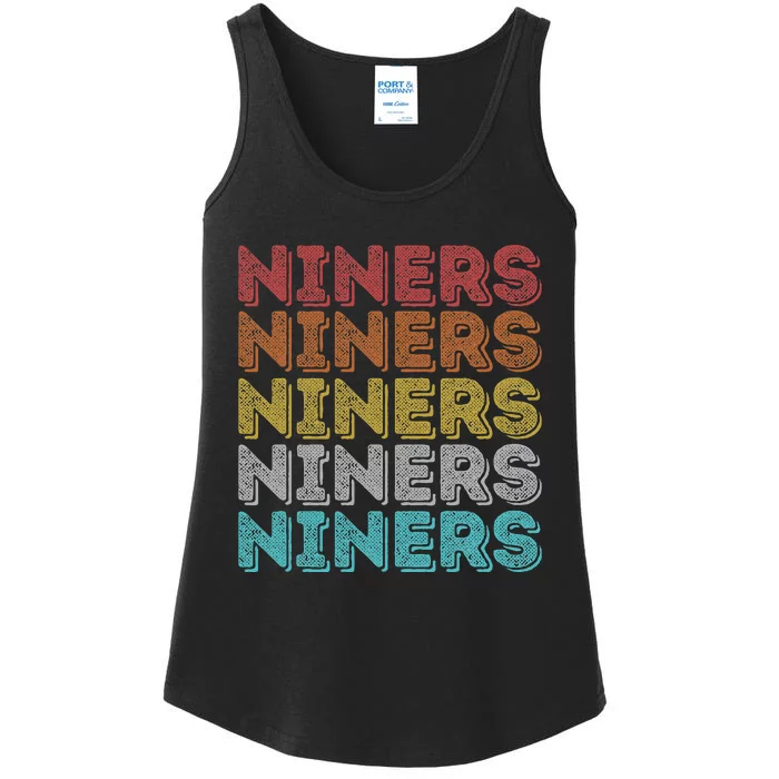 Vintage Retro Niners Ladies Essential Tank