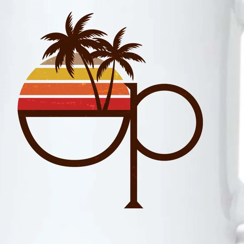 Vintage Retro OP Ocean Pacific Logo Black Color Changing Mug