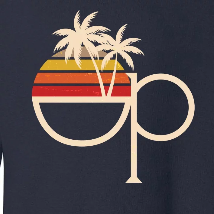 Vintage Retro OP Ocean Pacific Logo Toddler Sweatshirt