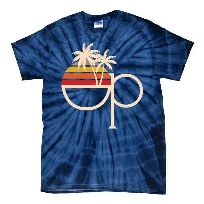 Vintage Retro OP Ocean Pacific Logo Tie-Dye T-Shirt