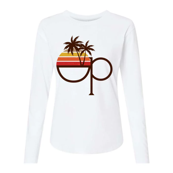 Vintage Retro OP Ocean Pacific Logo Womens Cotton Relaxed Long Sleeve T-Shirt