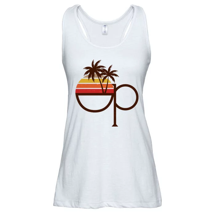 Vintage Retro OP Ocean Pacific Logo Ladies Essential Flowy Tank