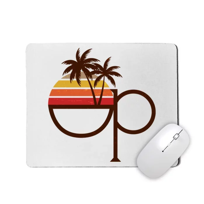 Vintage Retro OP Ocean Pacific Logo Mousepad