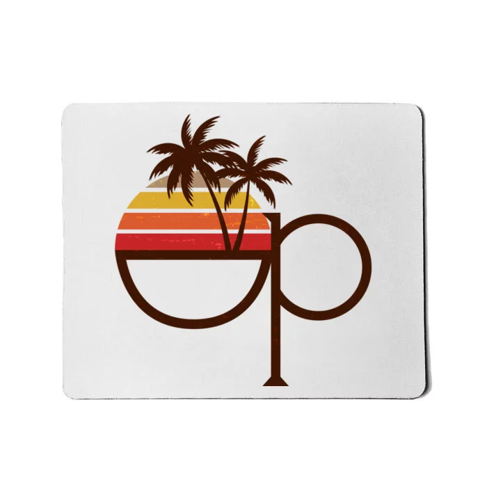 Vintage Retro OP Ocean Pacific Logo Mousepad