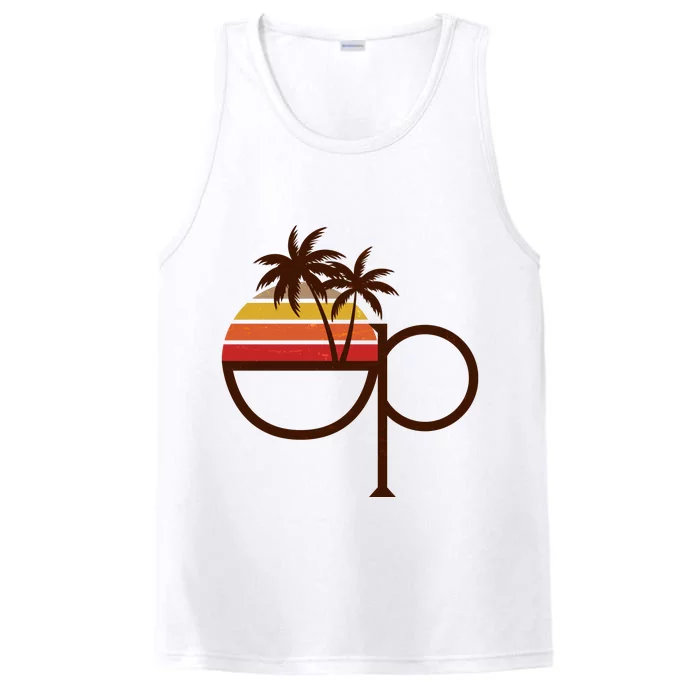 Vintage Retro OP Ocean Pacific Logo Performance Tank