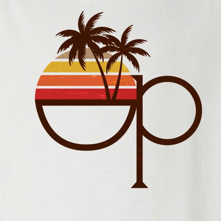 Vintage Retro OP Ocean Pacific Logo Toddler Long Sleeve Shirt