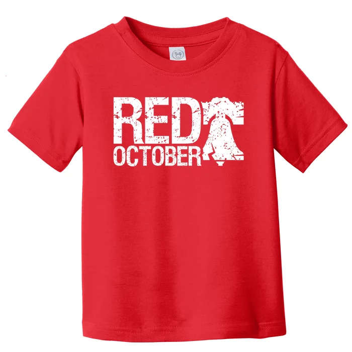 Vintage Red October Philly_ Philadelphia Retro Toddler T-Shirt