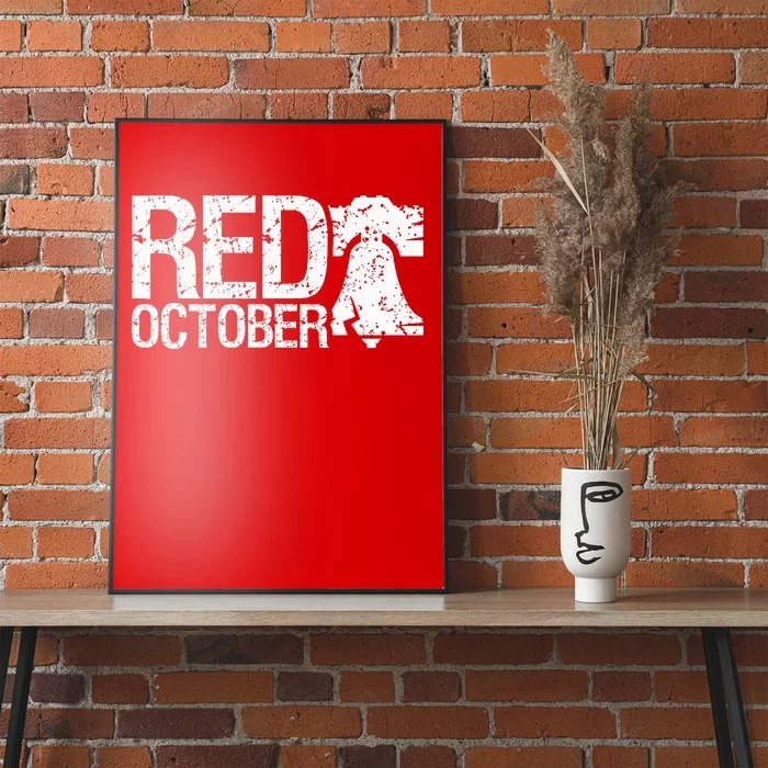 Vintage Red October Philly Philadelphia Retro Poster