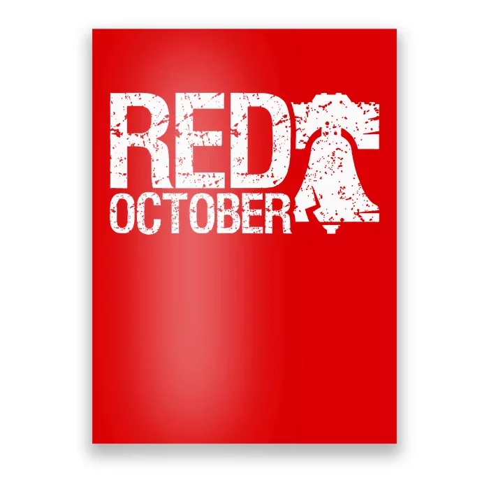 Vintage Red October Philly Philadelphia Retro Poster