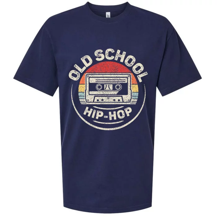 Vintage Retro Old School Hip Hop 80s 90s Cassette Music Sueded Cloud Jersey T-Shirt