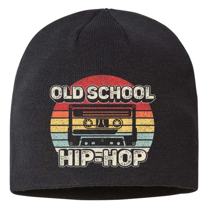 Vintage Retro Old School Hip Hop 80s 90s Cassette Music 8 1/2in Sustainable Knit Beanie