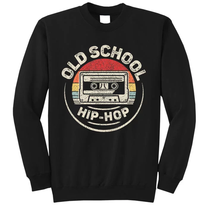 Vintage Retro Old School Hip Hop 80s 90s Cassette Music Sweatshirt