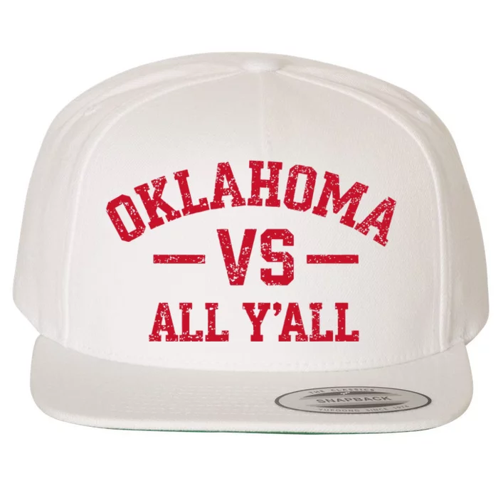 Vintage Retro Oklahoma Classic 70s 80s Wool Snapback Cap