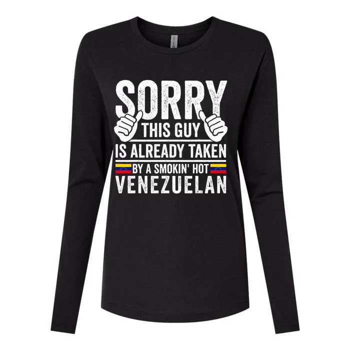 Venezuelan Roots Outfit Funny Venezuela Heritage Womens Cotton Relaxed Long Sleeve T-Shirt