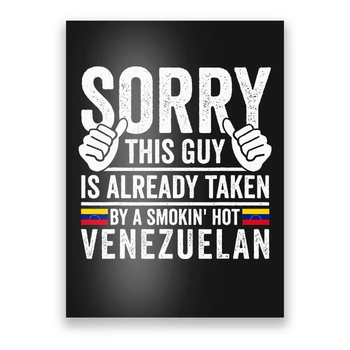 Venezuelan Roots Outfit Funny Venezuela Heritage Poster