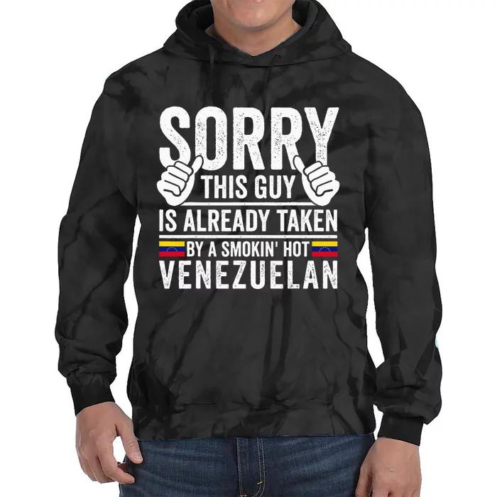 Venezuelan Roots Outfit Funny Venezuela Heritage Tie Dye Hoodie