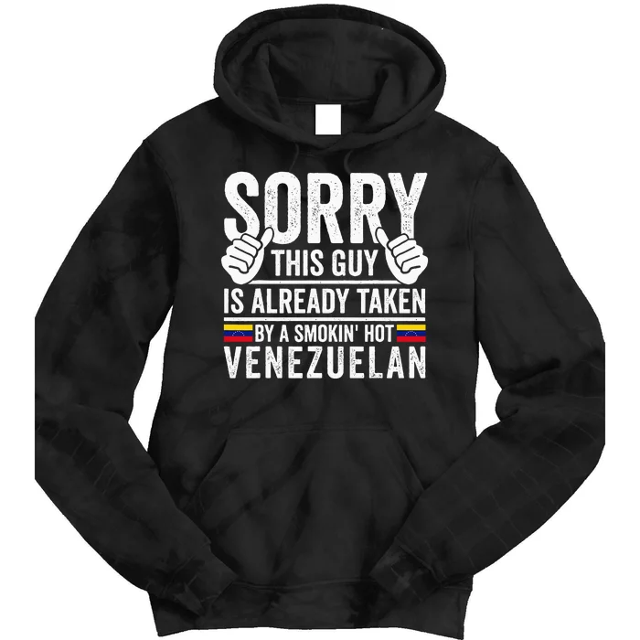 Venezuelan Roots Outfit Funny Venezuela Heritage Tie Dye Hoodie