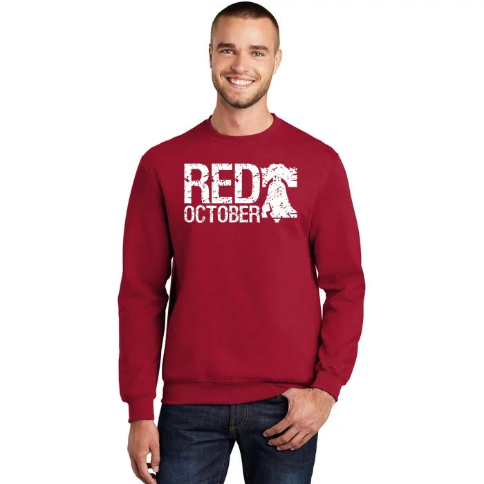 Vintage Red October Philadelphia Retro Sweatshirt