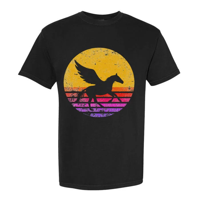 Vintage Retro Pegasus Greek Mythology Garment-Dyed Heavyweight T-Shirt