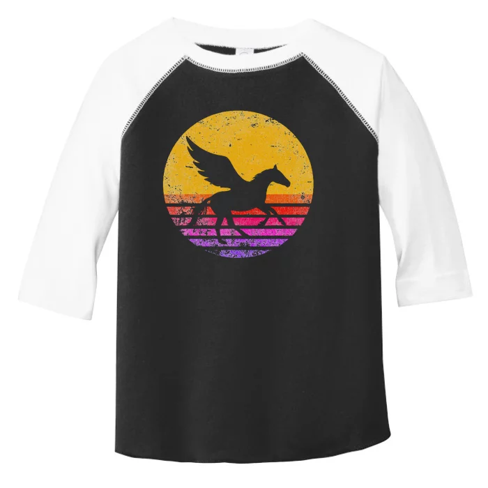 Vintage Retro Pegasus Greek Mythology Toddler Fine Jersey T-Shirt