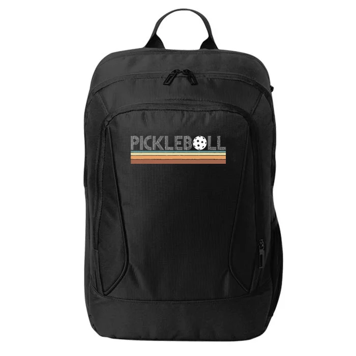 Vintage Retro Pickleball City Backpack