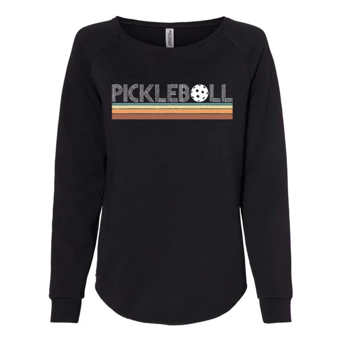 Vintage Retro Pickleball Womens California Wash Sweatshirt