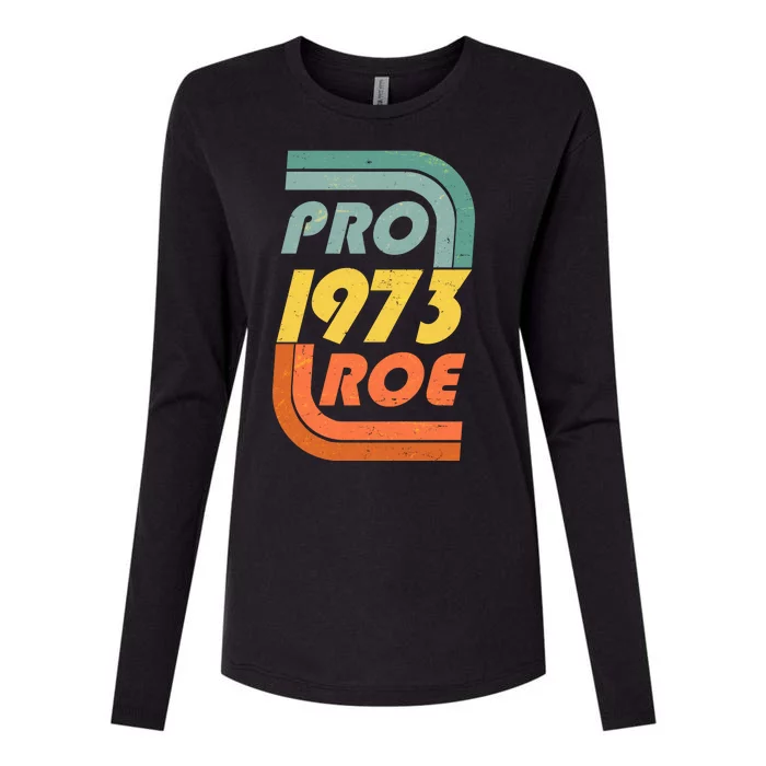 Vintage Retro Pro Roe 1973 Womens Cotton Relaxed Long Sleeve T-Shirt