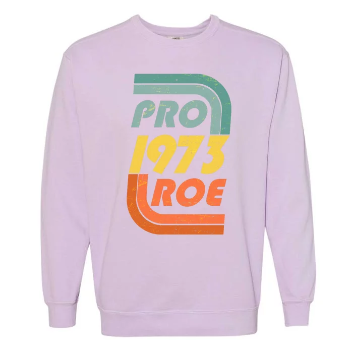 Vintage Retro Pro Roe 1973 Garment-Dyed Sweatshirt