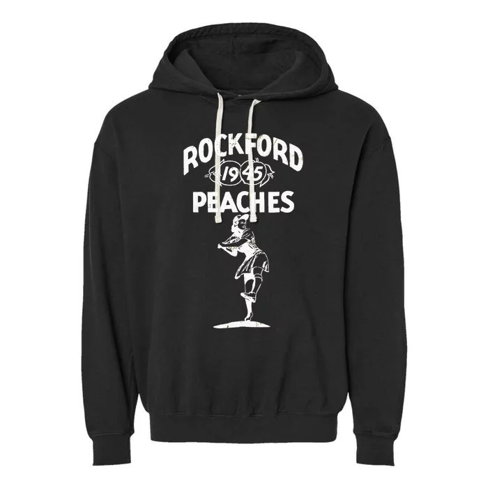 Vintage Rockford Peaches Promo Garment-Dyed Fleece Hoodie