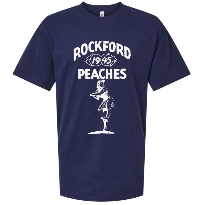 Vintage Rockford Peaches Promo Sueded Cloud Jersey T-Shirt