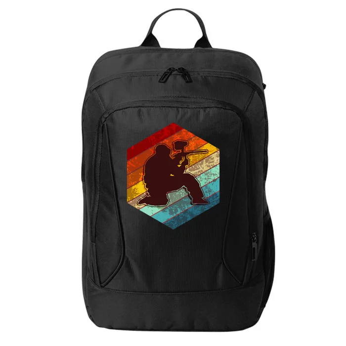 Vintage Retro Paintballer City Backpack