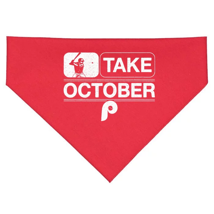 Vintage Retro Philly Take October Philadelphia USA-Made Doggie Bandana