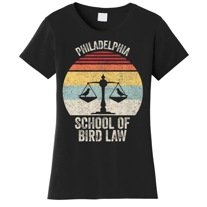 Vintage Retro Philadelphia School Of Bird Law Women's T-Shirt