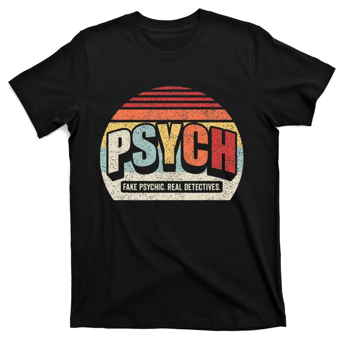 Vintage Retro Psych Fake Psychic. Real Detectives T-Shirt