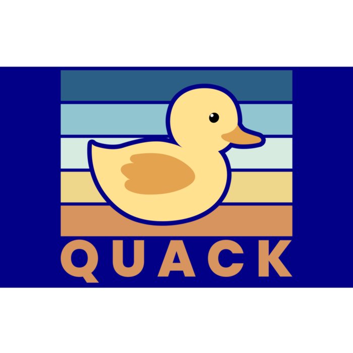 Vintage Retro Quack Rubber Duck Gift Bumper Sticker