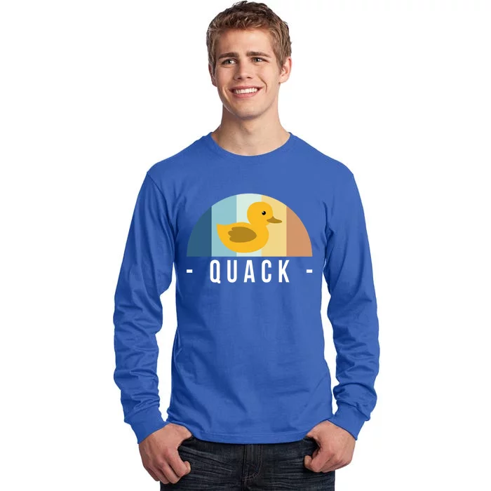 Vintage Retro Quack Rubber Duck Great Gift Tall Long Sleeve T-Shirt