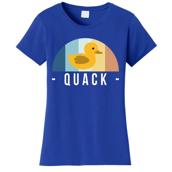 Vintage Retro Quack Rubber Duck Great Gift Women's T-Shirt