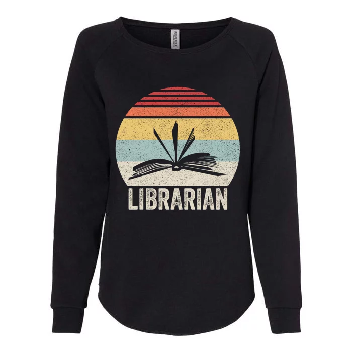 Vintage Retro Reading Book Librarian Book Lover Gift Funny Gift Womens California Wash Sweatshirt