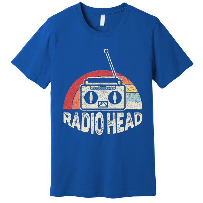 Vintage Retro Radio Head Premium T-Shirt