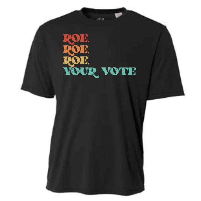 Vintage Roe Roe Roe Your Vote Cooling Performance Crew T-Shirt