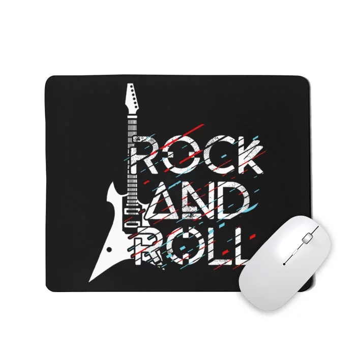 Vintage Retro Rock And Roll Mousepad