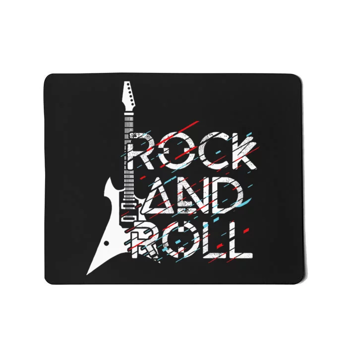 Vintage Retro Rock And Roll Mousepad