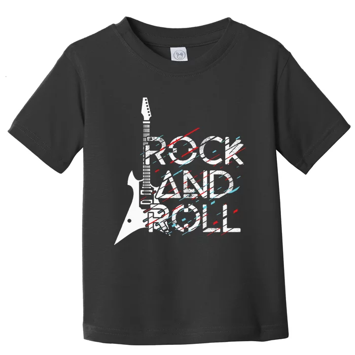 Vintage Retro Rock And Roll Toddler T-Shirt