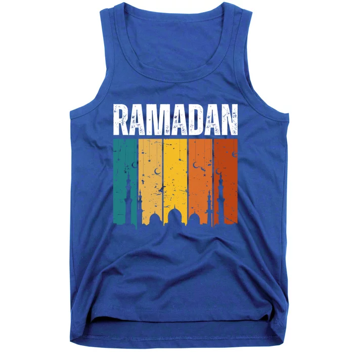 Vintage Ramadan Retro Ramadan Kareem Mubarak Gift Tank Top