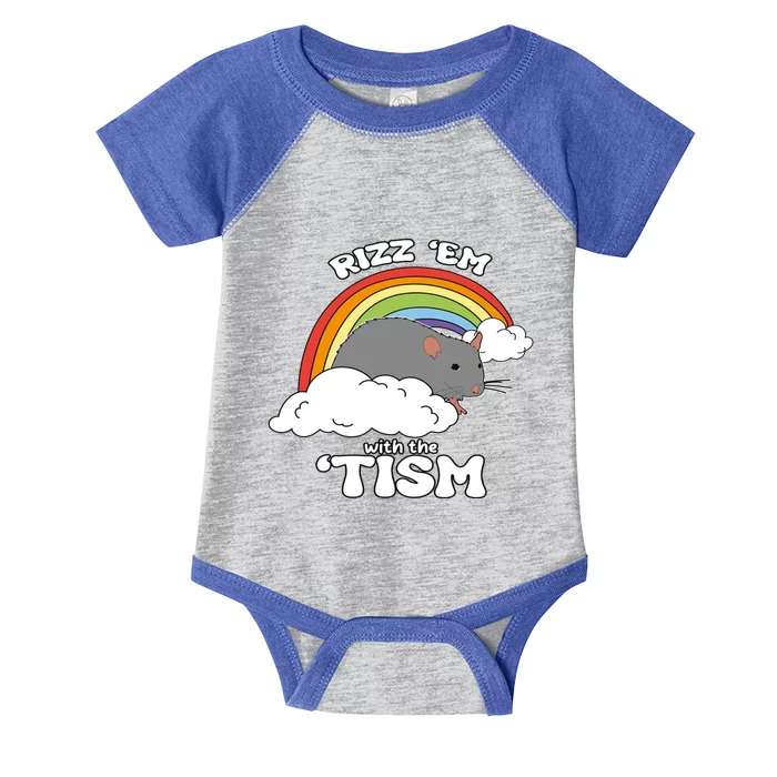 Vintage Raccoon Rat Meme Gift Infant Baby Jersey Bodysuit