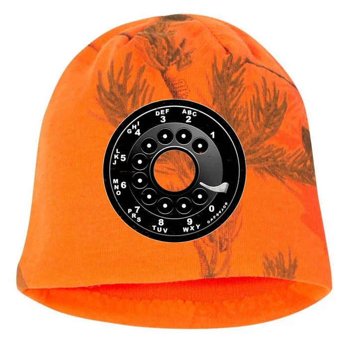 Vintage Retro Rotary Phone Dial Kati - Camo Knit Beanie