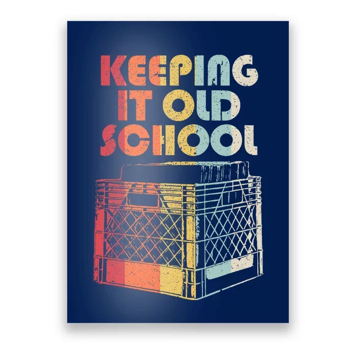 Vinyl Record. Retro Keeping It Old School Poster