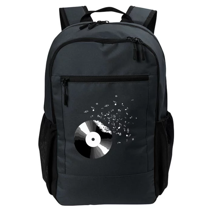 Vinyl Record Retro Music Notes Daily Commute Backpack