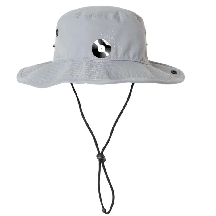 Vinyl Record Retro Music Notes Legacy Cool Fit Booney Bucket Hat