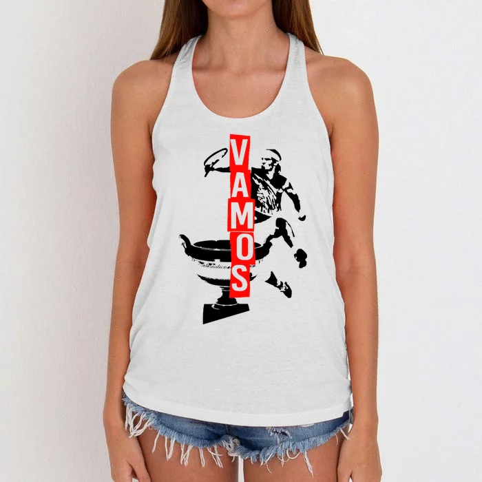 Vamos Rafa Rafael Nadal Tennis Lover Women's Knotted Racerback Tank